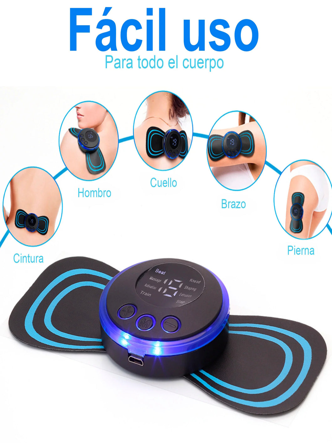 Electroestimulador Muscular EMS Portátil